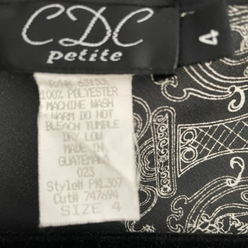 Cdc Black And White Sheer Blouse - image 3